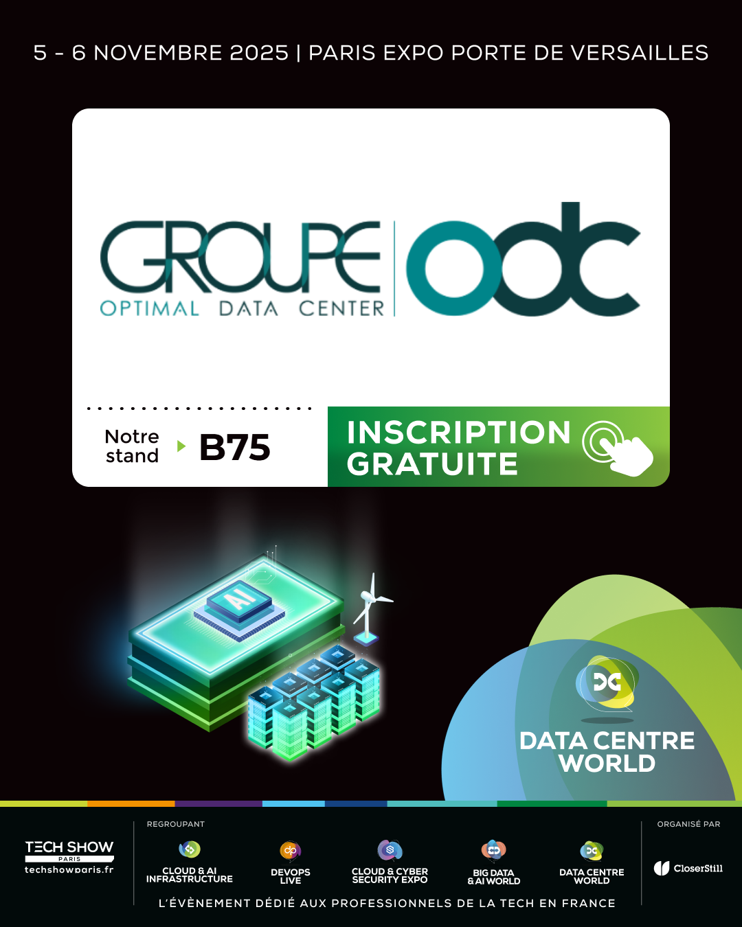 data centre world paris 2025 portrait