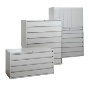 Caissons et tiroirs pour stockage manuel de supports mémoire